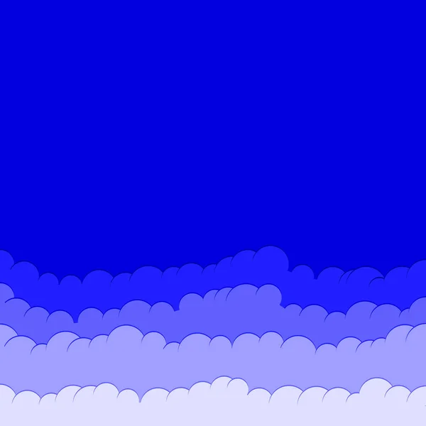 Nubes Abstractas Vector Fondo Ilustración — Vector de stock