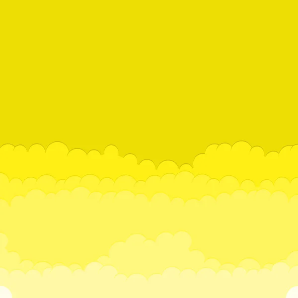 Abstrakte Bunte Wolken Himmel Generative Kunst Hintergrund Illustration — Stockvektor