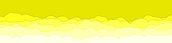Abstrato Colorido Cor Nuvens Céu Generativo Arte Fundo Ilustração — Vetor de Stock