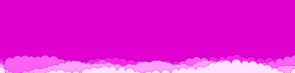 Абстрактные Фиолетовые Облака Небо Генеративного Искусства Фоновая Иллюстрация — стоковый вектор