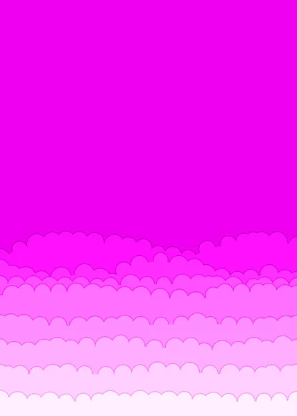 Абстрактные Фиолетовые Облака Небо Генеративного Искусства Фоновая Иллюстрация — стоковый вектор