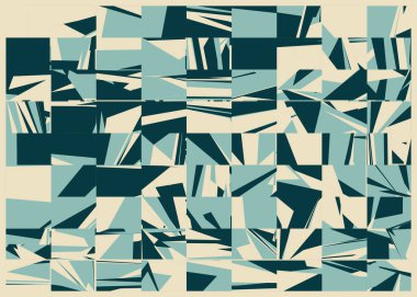 soyut rengarenk çokgen üretken sanat arkaplanı çizimi