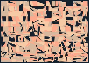 soyut rengarenk çokgen üretken sanat arkaplanı çizimi