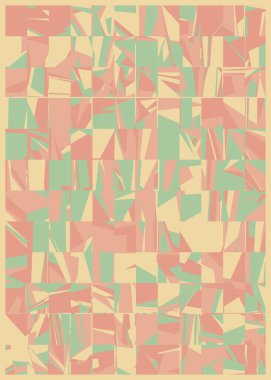 soyut rengarenk çokgen üretken sanat arkaplanı çizimi