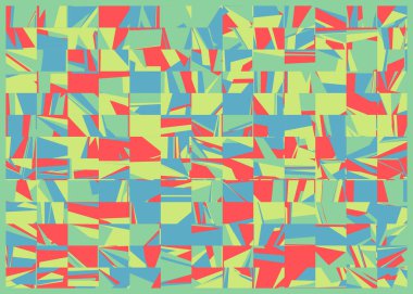 soyut rengarenk çokgen üretken sanat arkaplanı çizimi