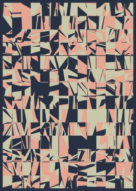 soyut rengarenk çokgen üretken sanat arkaplanı çizimi