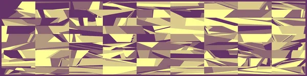 Abstrakte Zufällige Farbe Polygone Kunst Hintergrund Illustration — Stockvektor