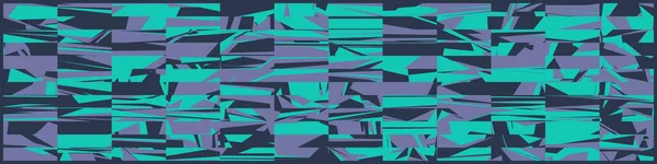Art Abstrait Coloré Aléatoire Polygones Génératif Fond Illustration — Image vectorielle