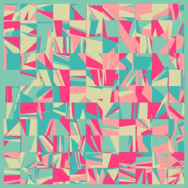 Soyut çokgen arkaplanı, vektör illüstrasyonu