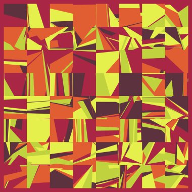 Soyut çokgen arkaplanı, vektör illüstrasyonu