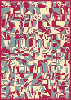 soyut rengarenk çokgen üretken sanat arkaplanı çizimi