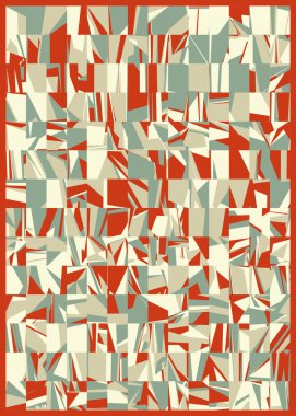 soyut rengarenk çokgen üretken sanat arkaplanı çizimi