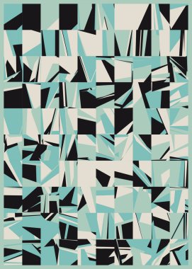 soyut rengarenk çokgen üretken sanat arkaplanı çizimi