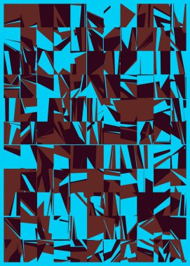 soyut rengarenk çokgen üretken sanat arkaplanı çizimi