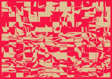 soyut rengarenk çokgen üretken sanat arkaplanı çizimi