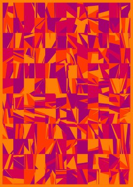 soyut rengarenk çokgen üretken sanat arkaplanı çizimi