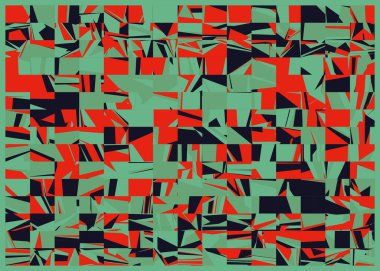 soyut rengarenk çokgen üretken sanat arkaplanı çizimi