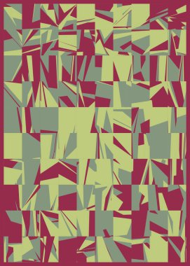 soyut rengarenk çokgen üretken sanat arkaplanı çizimi