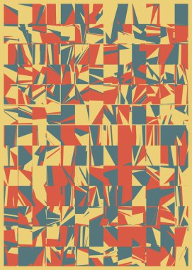 soyut rengarenk çokgen üretken sanat arkaplanı çizimi