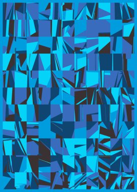 soyut rengarenk çokgen üretken sanat arkaplanı çizimi