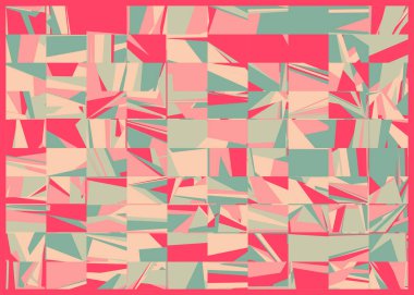 soyut rengarenk çokgen üretken sanat arkaplanı çizimi