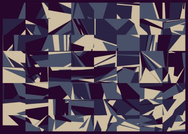 Soyut çokgen arkaplanı, vektör illüstrasyonu