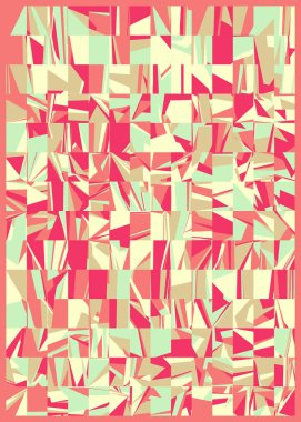 Soyut çokgen arkaplanı, vektör illüstrasyonu