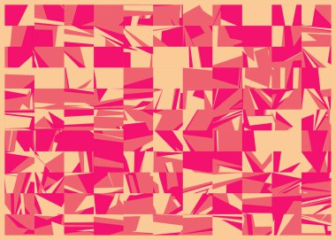 Soyut çokgen arkaplanı, vektör illüstrasyonu