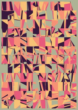 Soyut çokgen arkaplanı, vektör illüstrasyonu