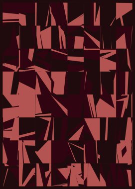 Soyut çokgen arkaplanı, vektör illüstrasyonu