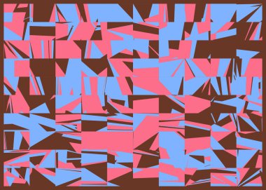 Soyut çokgen arkaplanı, vektör illüstrasyonu