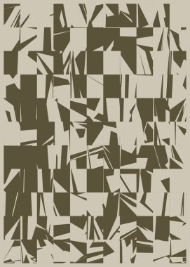 Soyut çokgen arkaplanı, vektör illüstrasyonu