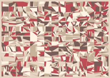 Soyut çokgen arkaplanı, vektör illüstrasyonu