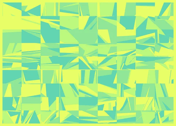 Abstrakt Slumpmässiga Färgglada Polygonal Generativ Konst Bakgrund Illustration — Stock vektor