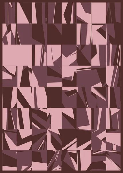 Abstracto Azar Colorido Poligonal Arte Generativo Fondo Ilustración — Vector de stock