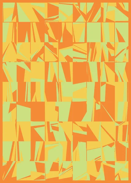 Abstrata Aleatório Colorido Poligonal Arte Gerativa Fundo Ilustração —  Vetores de Stock