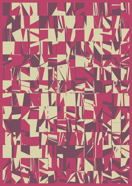 Абстрактная Цветная Полигональная Генеративная Иллюстрация — стоковый вектор