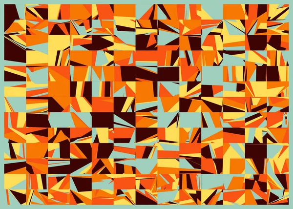 抽象的 五彩缤纷的 多角形的生成艺术背景图解 — 图库矢量图片