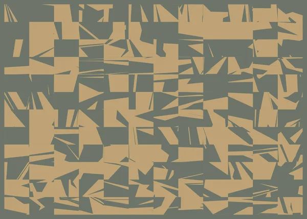 Abstrakt Slumpmässiga Färgglada Polygonal Generativ Konst Bakgrund Illustration — Stock vektor