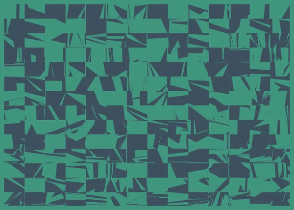 Resumen Polígonos Verdes Aleatorios Ilustración Fondo Arte Generativo — Archivo Imágenes Vectoriales