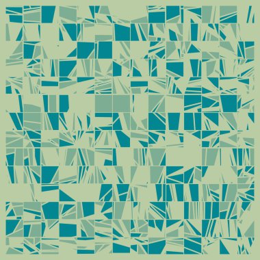 Soyut mavi çokgenler üretken sanat arkaplanı çizimi 