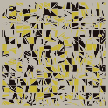 Rastgele renklendirilmiş soyut çokgenler üretken sanat arkaplanı çizimi 