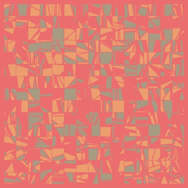 Rastgele renklendirilmiş soyut çokgenler üretken sanat arkaplanı çizimi 