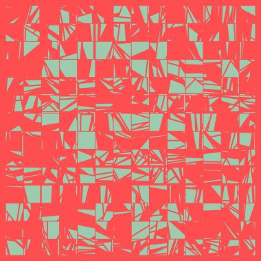 Rastgele renklendirilmiş soyut çokgenler üretken sanat arkaplanı çizimi 