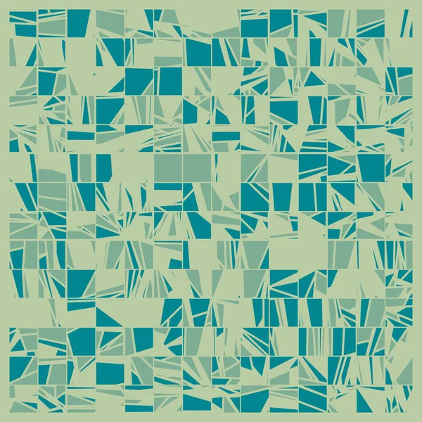 Abstrakte Zufällige Blaue Polygone Generative Kunst Hintergrund Illustration — Stockvektor