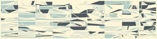 Абстрактні Випадкові Кольорові Багатокутники Генеративні Художні Фонові Ілюстрації — стоковий вектор