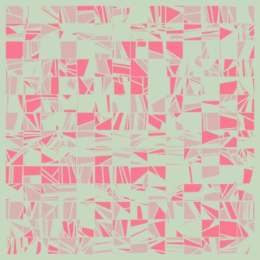 Rastgele renklendirilmiş soyut çokgenler üretken sanat arkaplanı çizimi 