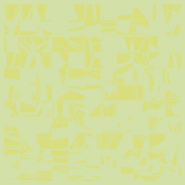 Soyut yeşil çokgenler üretken sanat arkaplanı çizimi 