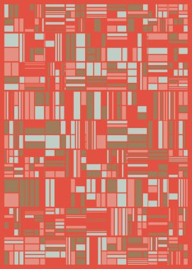 Soyut Renk Poligonları Üretken Sanat arkaplan illüstrasyonu