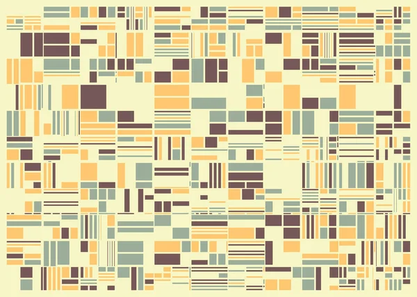 Abstrakte Zufällige Farbige Polygone Generative Kunst Hintergrund Illustration — Stockvektor